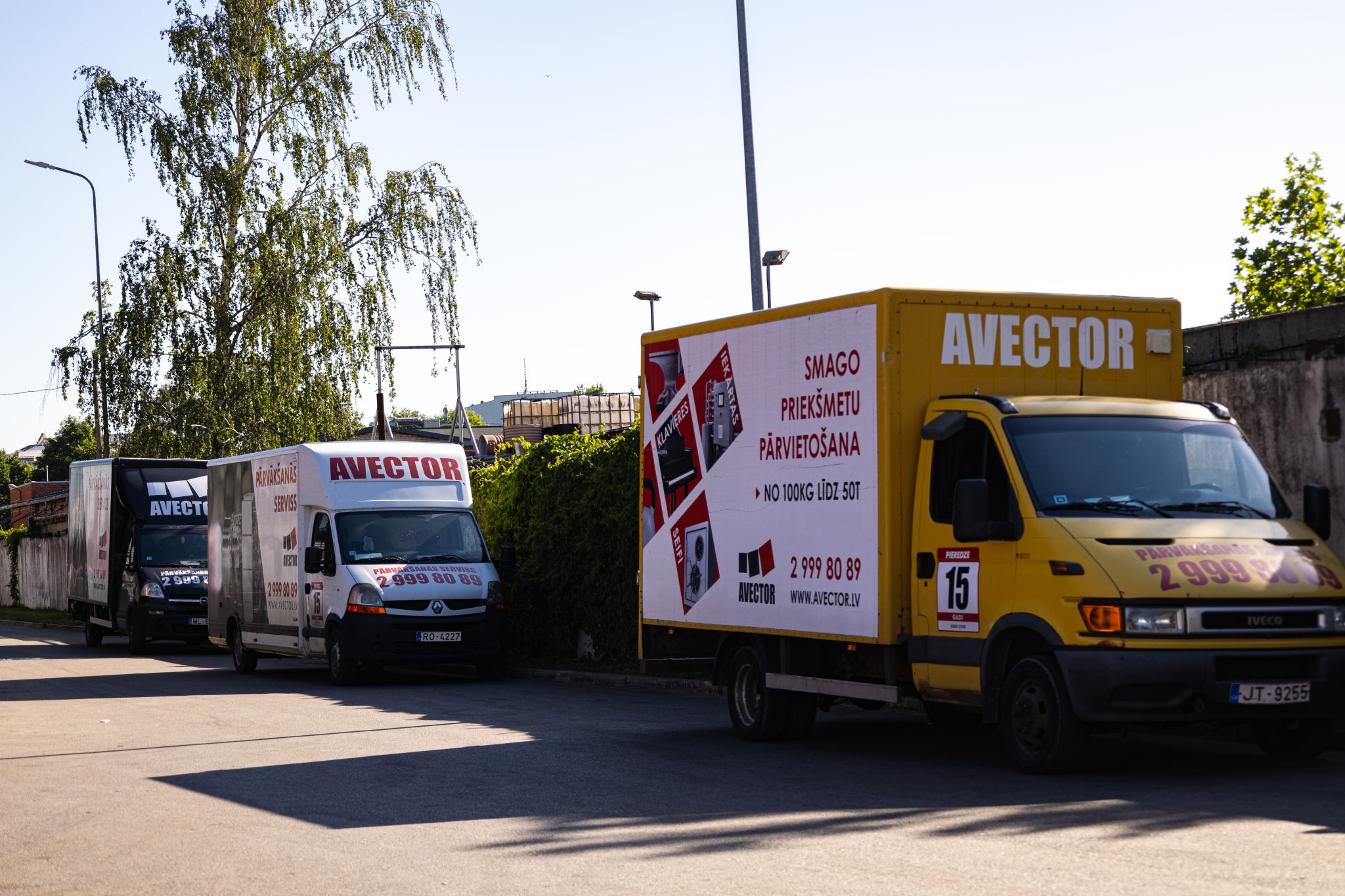 Delivery van rental - Avector.lv